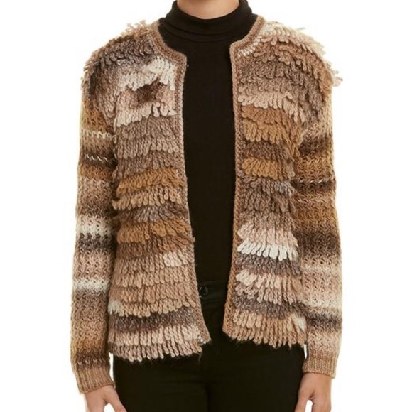 Trina Turk Sweaters - Trina Turk Shaggy Wool Cardigan
